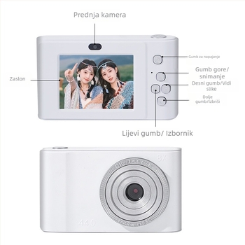 Digitalni fotoaparat s CMOS senzorom 1.0/1.7 inča, 24 MP+, 8x optički zum, 2.3-inčni LCD, USB 3.0