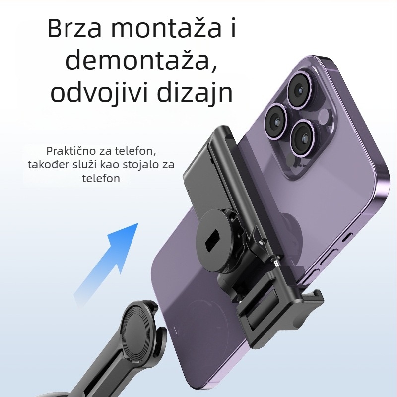 Gimbal za mobitel s AI praćenjem lica, 360° stolni nosač, univerzalna kompatibilnost, bez aplikacije, težina 248 g, Tokqi/Tuoyi P03