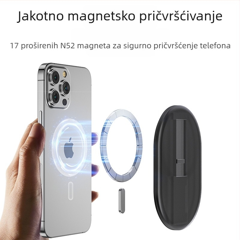 Prstenasti nosač za telefon s magnetskim stolnim držačem MagSafe kompatibilan s iPhone 15/14/13