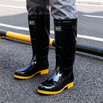 Visoke kišne čizme za odrasle, PVC gornji dio, gumena potplata, unisex, vodootporne