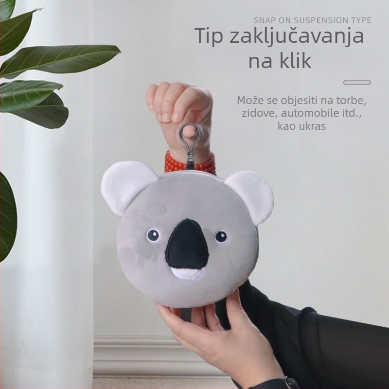 U-oblikovani putni jastuk za vrat s maskom za oči; punilo: poliester vlakna; materijal: poliester-pamuk; težina: 0–0.5 kg; visina: 5.1–10 cm