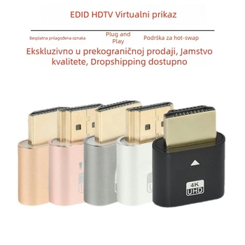 Adapter za HDTV virtualni prikaz, model 053, Changjinda, 1920x1080, Windows 7 podrška, EDID zaključavanje zaslona