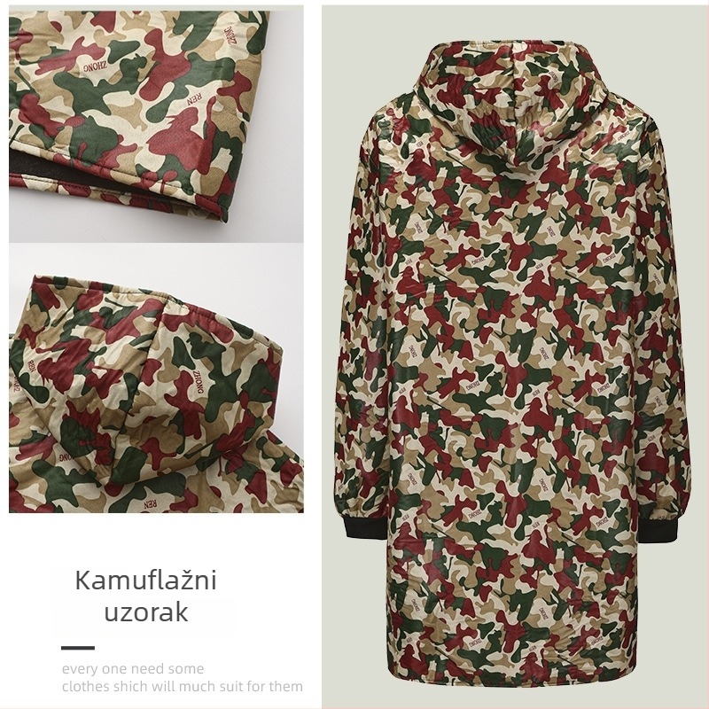 Muški zimski zaštitni radni kaput | Materijal od mješavine kemijskih vlakana, 70% akril | Funkcija: protiv prljanja i dekontaminacija | Pogodno za skladišnu logistiku