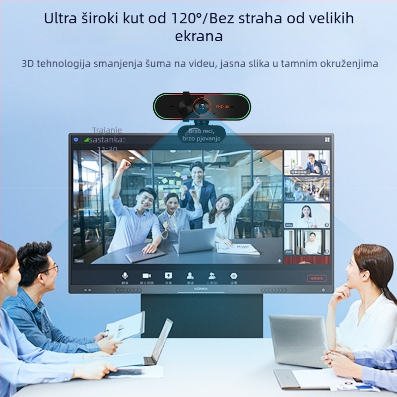 Live kamera 4K USB 2.0 Plug-and-Play, autofocus, ugrađeni mikrofon, 60FPS