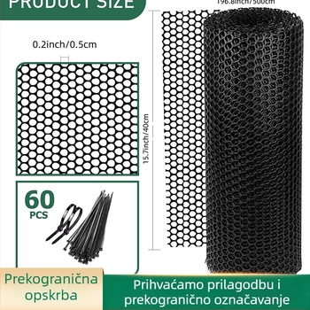 Jinxiang balkonska zaštitna mreža - polipropilen, protiv mačaka, protiv pada, provala na prozor
