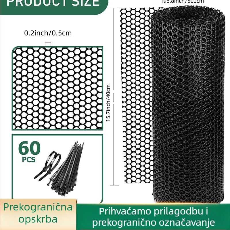 Jinxiang balkonska zaštitna mreža - polipropilen, protiv mačaka, protiv pada, provala na prozor
