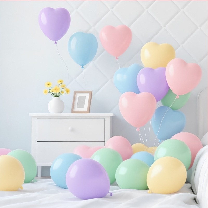 Latex balon u obliku srca; bez ispisa loga; pogodan za Valentinovo, festival Qixi, vjenčanja i Dan djeteta