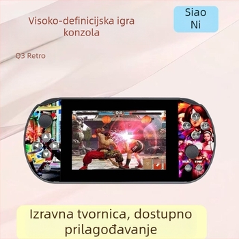 Prijenosna igraća konzola s Linuxom, 64GB memorije, 1080p zaslon, bežično, PS1 klasični džojstik