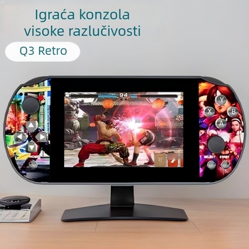 Prijenosna igraća konzola s Linuxom, 64GB memorije, 1080p zaslon, bežično, PS1 klasični džojstik