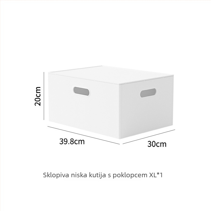 Japanski stil sklopiva kutija za stolno skladištenje, 18 L, polistiren, može se slagati