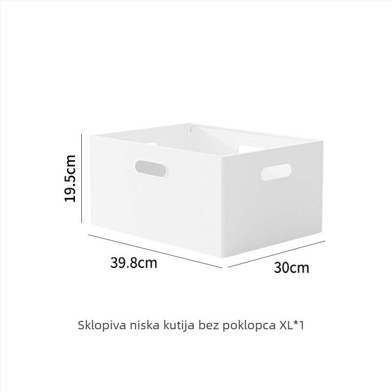 Japanski stil sklopiva kutija za stolno skladištenje, 18 L, polistiren, može se slagati