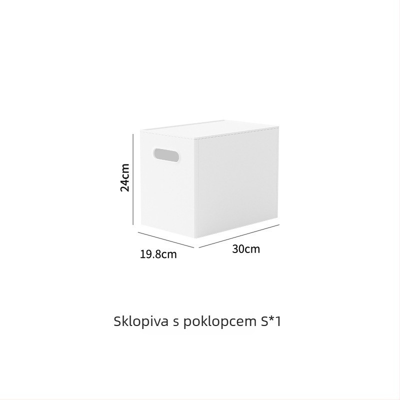 Japanski stil sklopiva kutija za stolno skladištenje, 18 L, polistiren, može se slagati