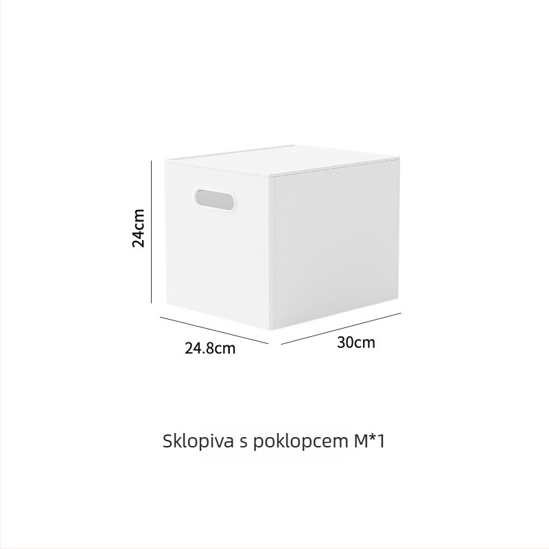 Japanski stil sklopiva kutija za stolno skladištenje, 18 L, polistiren, može se slagati