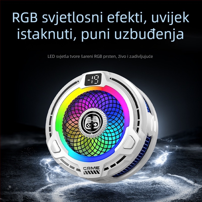 Fs18 hlađenje za mobitel — AI magnetski radiator s poluvodičem, Type-C sučelje, ABS + aluminijska legura, 150 g