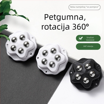 Namještaj kolutovi s ljepilom – univerzalni kotači za različiti namještaj, montaža bez bušenja, brenda Dezhiding
