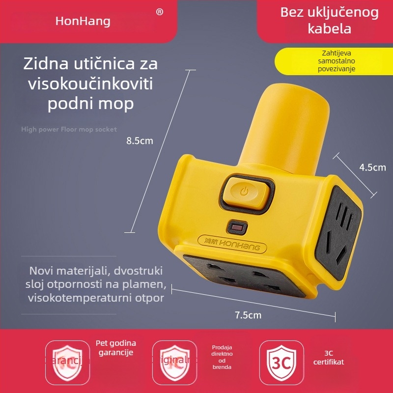 Industrijska visokoučinkovita eksplozijski otporna utičnica s indikatorskom lampom, CCC certifikat.