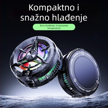 Chladič za telefon s poluvodičnim hlađenjem, izuzetno tih, magnetsko pričvršćivanje, tri brzine, model SR02 Pro-5, 15W Type-C