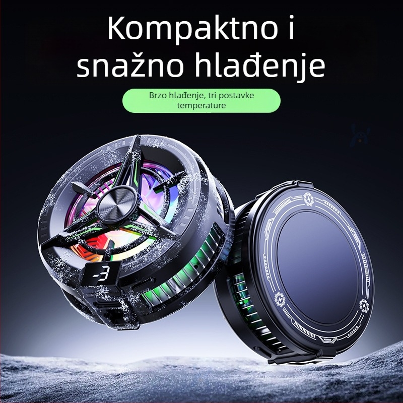 Chladič za telefon s poluvodičnim hlađenjem, izuzetno tih, magnetsko pričvršćivanje, tri brzine, model SR02 Pro-5, 15W Type-C