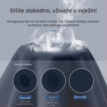 Unisex trening set s dugim rukavima, slobodan kroj, pamukasto-sintetička mješavina tkanine, brzo suši, prozračan