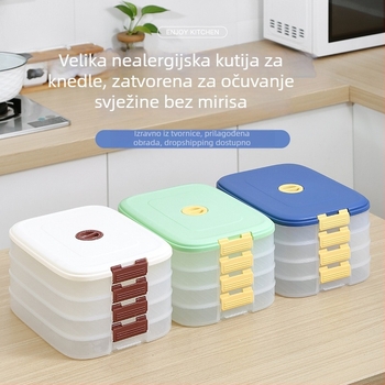 Kutija za brzo zamrzavanje knedli — Marka Xichang; Materijal: plast visoke prehrambene kvalitete; Funkcija: skladištenje i očuvanje; Stil: jednostavno
