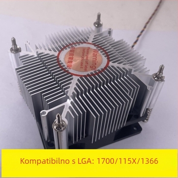 CPU hladnjak, bakar-aluminijsko spajanje, hidrauličko ležaje, 1500 RPM, buka 20 dB