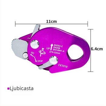 Uhvatač užeta, dizajn gusji stil, aluminijska konstrukcija, zaštita pri spuštanju