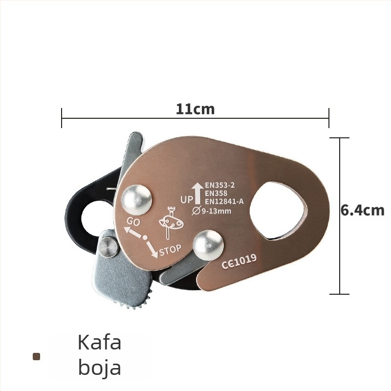 Uhvatač užeta, dizajn gusji stil, aluminijska konstrukcija, zaštita pri spuštanju