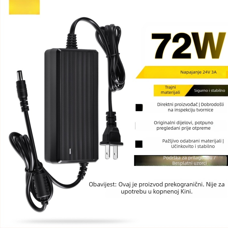 DC napajanje adapter 12V5A, 24V4A za All-in-One PC, projektor i fotografijsko svjetlo