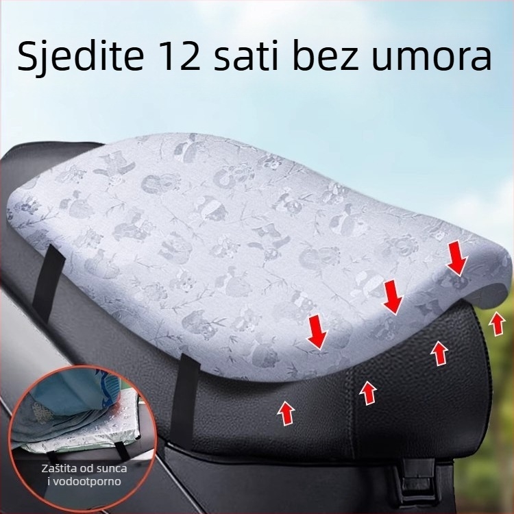 Kepu navlaka za jastučić sjedala za električna vozila i motocikle – sve sezone, bez punila