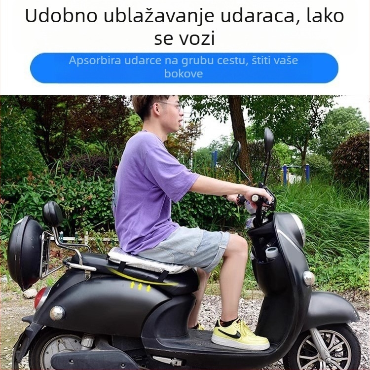 Kepu navlaka za jastučić sjedala za električna vozila i motocikle – sve sezone, bez punila