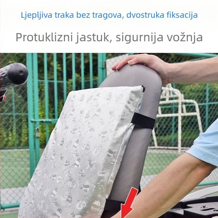 Kepu navlaka za jastučić sjedala za električna vozila i motocikle – sve sezone, bez punila