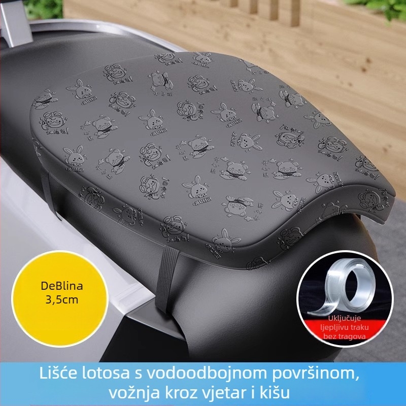 Kepu navlaka za jastučić sjedala za električna vozila i motocikle – sve sezone, bez punila