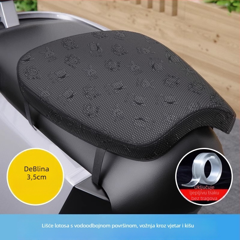 Kepu navlaka za jastučić sjedala za električna vozila i motocikle – sve sezone, bez punila
