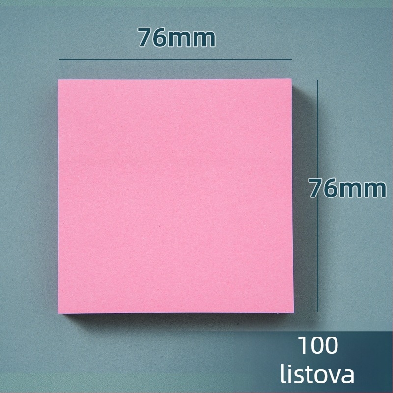 Šarene ljepljive bilježnice - slatke i kreativne Post-it bilješke Bai Rui, 100 listova, ljepljive, prilagodljive