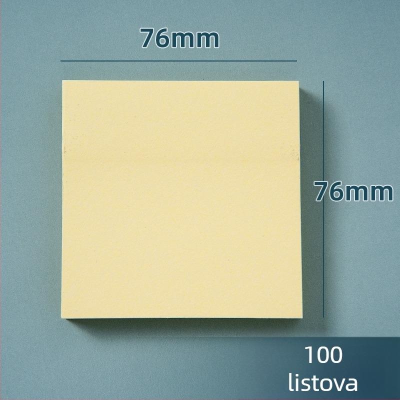 Šarene ljepljive bilježnice - slatke i kreativne Post-it bilješke Bai Rui, 100 listova, ljepljive, prilagodljive