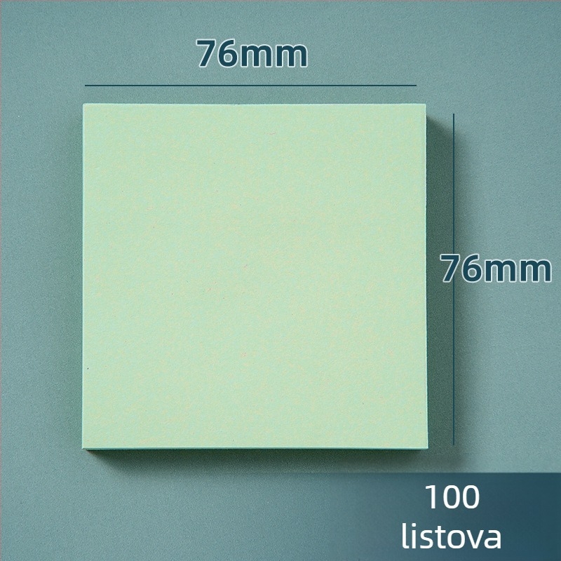 Šarene ljepljive bilježnice - slatke i kreativne Post-it bilješke Bai Rui, 100 listova, ljepljive, prilagodljive