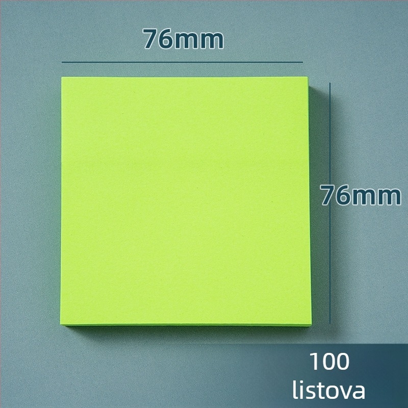 Šarene ljepljive bilježnice - slatke i kreativne Post-it bilješke Bai Rui, 100 listova, ljepljive, prilagodljive