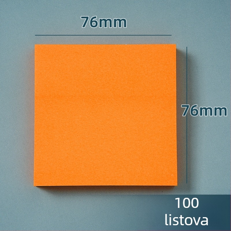 Šarene ljepljive bilježnice - slatke i kreativne Post-it bilješke Bai Rui, 100 listova, ljepljive, prilagodljive