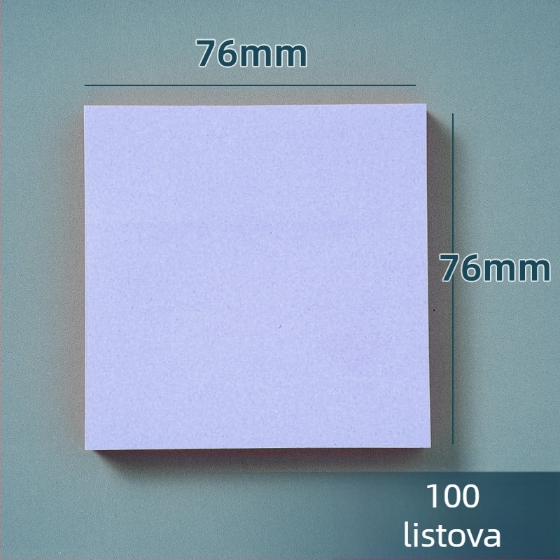 Šarene ljepljive bilježnice - slatke i kreativne Post-it bilješke Bai Rui, 100 listova, ljepljive, prilagodljive