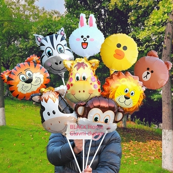 Balon od aluminijske folije, okruglog oblika, pogodan za rođendane, proljetne festivale i Dan djece