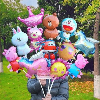 Balon od aluminijske folije, okruglog oblika, pogodan za rođendane, proljetne festivale i Dan djece