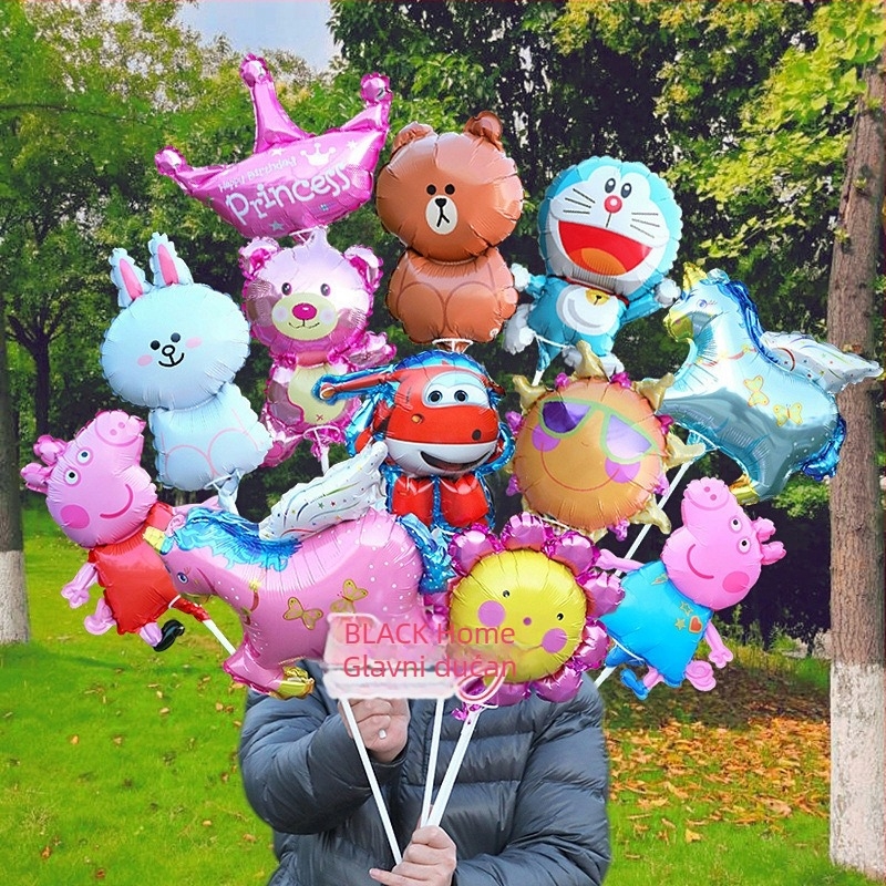 Balon od aluminijske folije, okruglog oblika, pogodan za rođendane, proljetne festivale i Dan djece