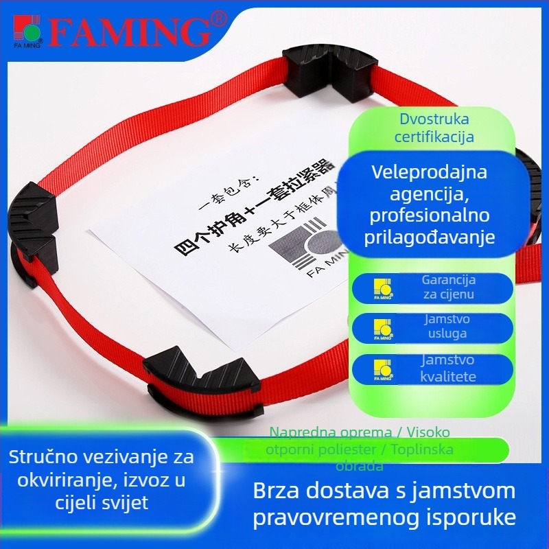 Aluminijski kutni pričvrsni klip za okvire vrata i ormarića – 90° fiksni klip, branda Faming