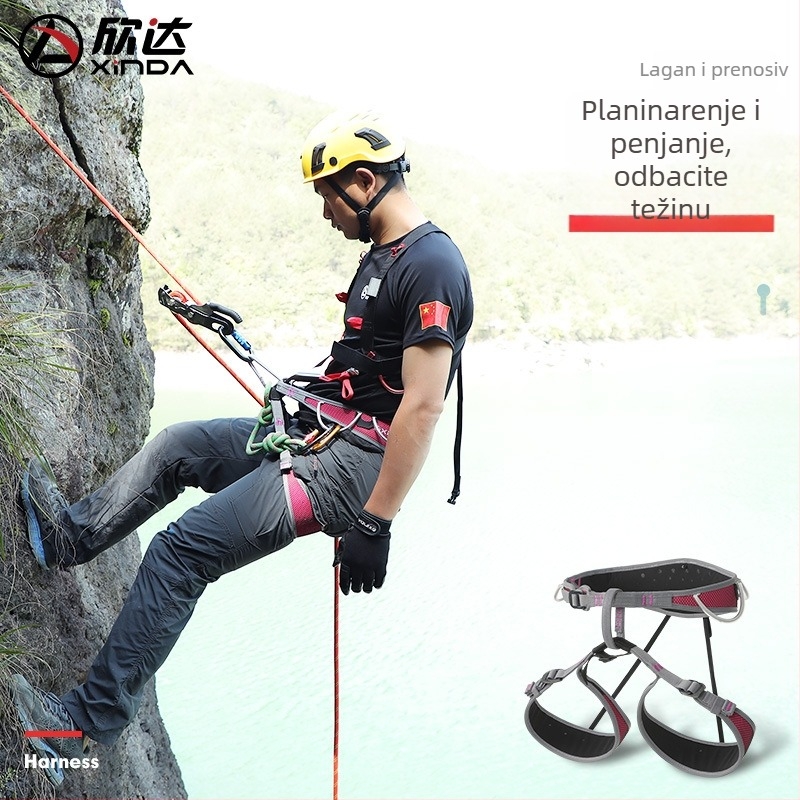 Hinda Lagani sigurnosni pojas za otvoreno penjanje, polu-tijelo i natjecanja na stijeni