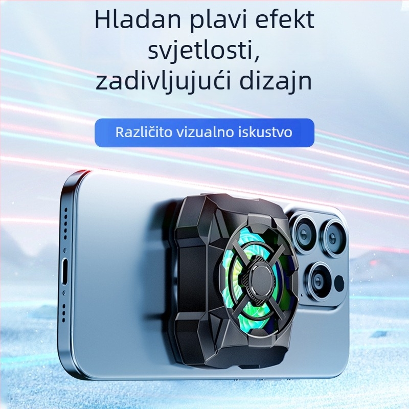 AL16 hladnjak za mobitel s magnetskim držanjem, tri brzine, bežično punjenje, USB-C