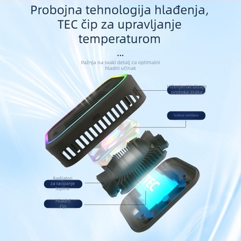 Magnetski odvojivi hladnjak za tablete i telefone – SR03, 15W, ABS + aluminijska legura, USB-C, 2000mAh