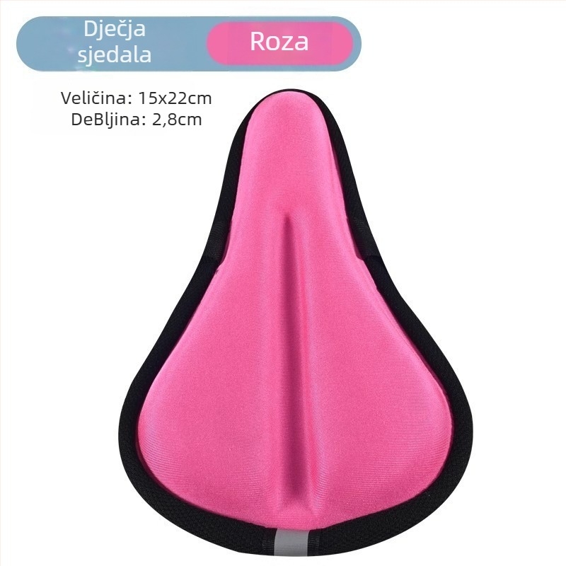 Set jastučića za sjedalo dječjeg bicikla - Lycra, pogodno za dječje bicikle, model 01, šifra artikla: Children's Seat Cushion, navlaka za sjedalicu