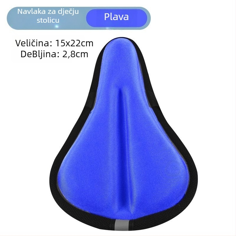 Set jastučića za sjedalo dječjeg bicikla - Lycra, pogodno za dječje bicikle, model 01, šifra artikla: Children's Seat Cushion, navlaka za sjedalicu