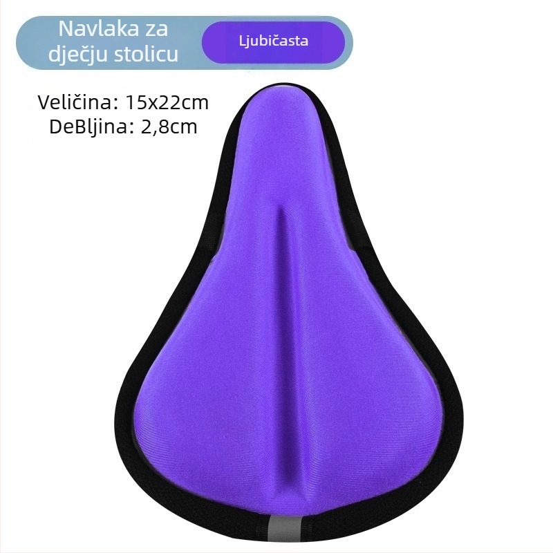 Set jastučića za sjedalo dječjeg bicikla - Lycra, pogodno za dječje bicikle, model 01, šifra artikla: Children's Seat Cushion, navlaka za sjedalicu