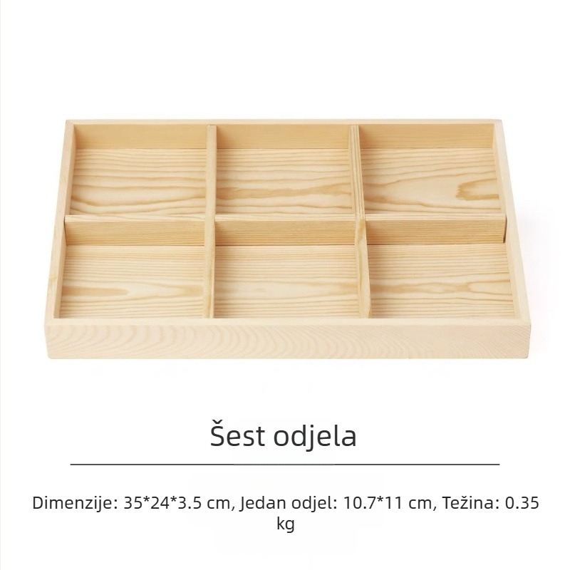 Drvena ploča za izlaganje nakita i perlica (Crtić uzorak, Novi kineski stil, Kapacitet 2L)